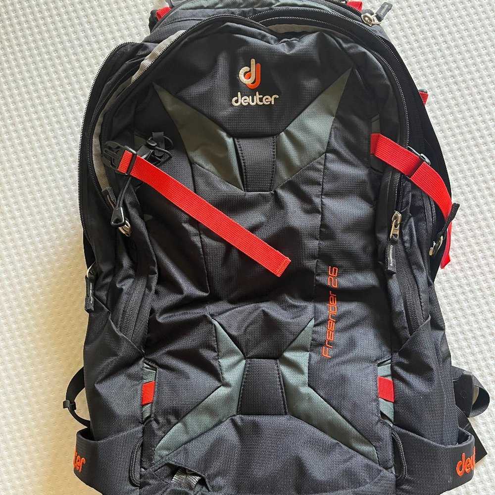 Deuter backpack, freerider 26 L, black, alpineDeuter backpack, freerider 26 L, b